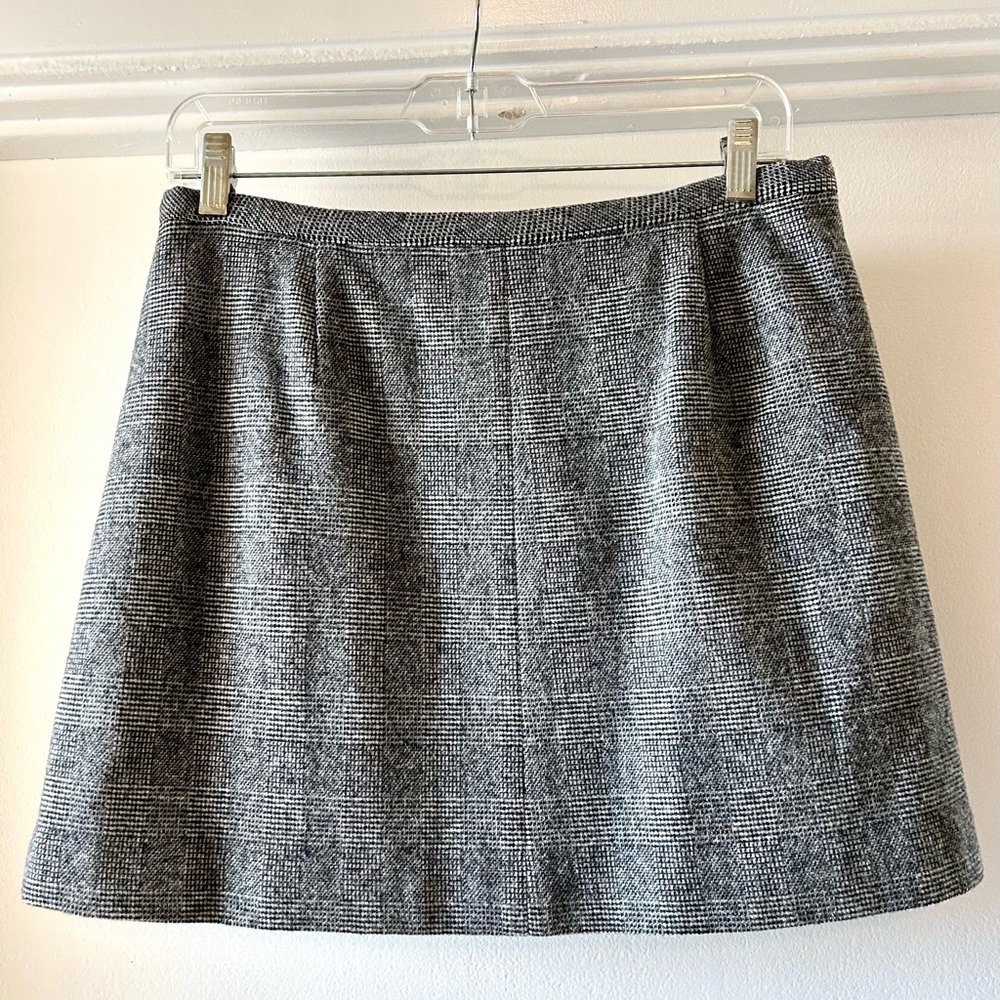 *EUC* Vtg. 90s DKNY Plaid Micro Mini Pencil Skirt - Sz. 8 - Picture 5 of 8